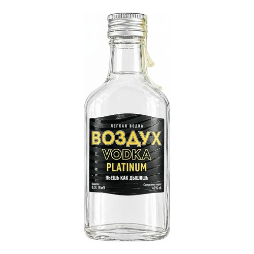 Водка Vozduh Platinum 40% 0.2L