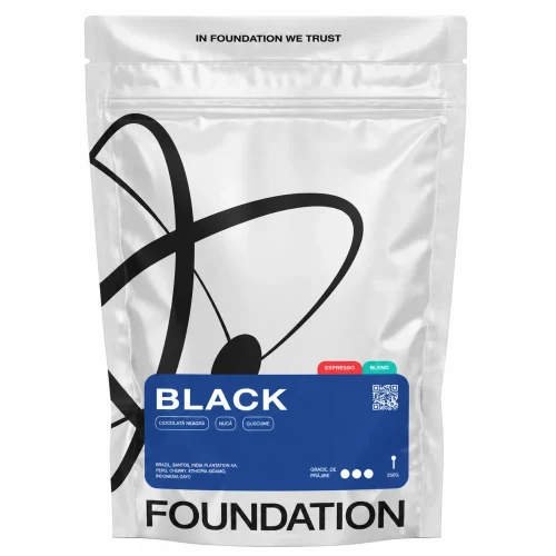 Cafea boabe prajita Foundation BLACK (250 g)