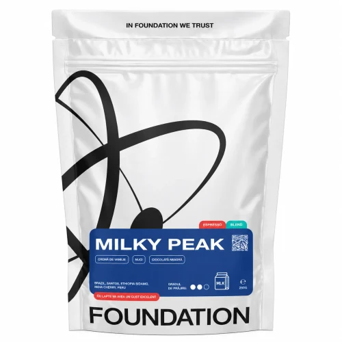 Cafea boabe prajita Foundation MILKY PEAK (250 g)