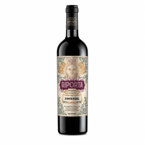Riporta Puglia Zinfandel Red Dry Wine, 750 ml