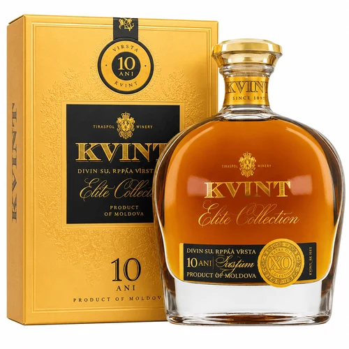 Divin KVINT Surprise Decanter 10 Ani 40% 0.5L Cutie