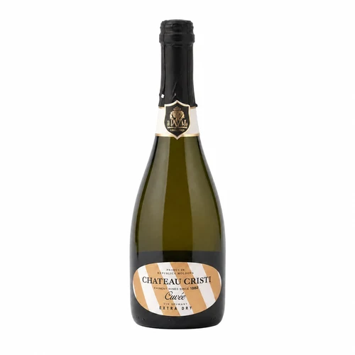 Vin spumant Chateau Cristi Cuvee Chardonnay/Pinot Noir Extra Dry alb 0,75 L