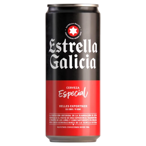 Пиво ESTRELLA GALICIA ESPECIAL 5.5% 0.33л