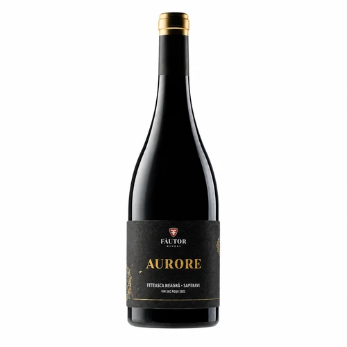 Vin rosu sec Fautor Aurore Feteasca Neagră & Saperavi 0,75L