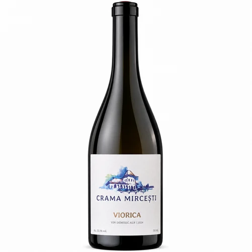 Vin alb demisec Crama Mircesti Viorica 0,75L