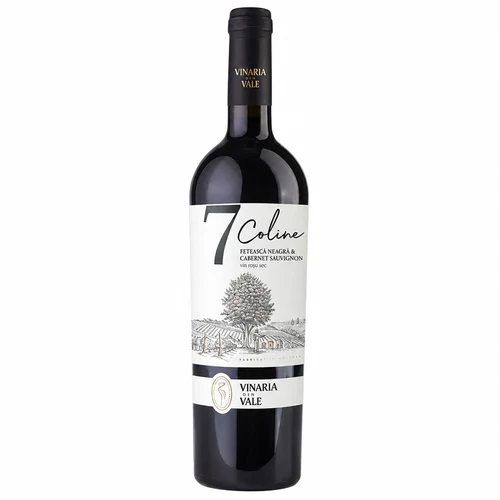 Vin roșu sec  Feteasca Neagră&Cabernet Sauvignon 7 Coline 0,75L