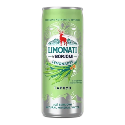 Газированный напиток Borjomi Limonati Tarhon 0.33L
