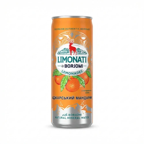 Газированный напиток Borjomi Limonati Mandarina Adjariana 0.33L