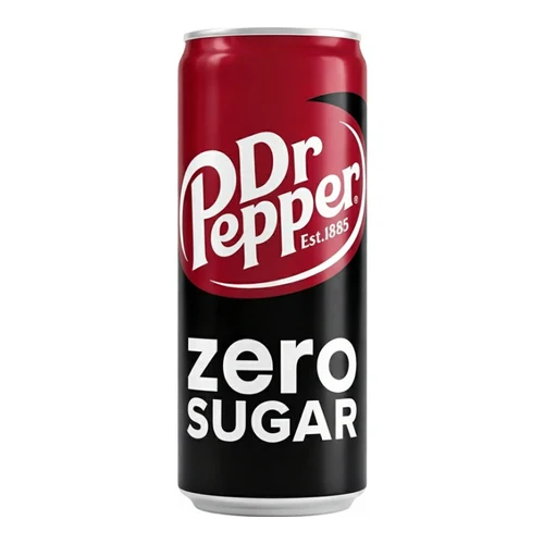 Газированный напиток Dr Pepper Zero Sugar 0.33L