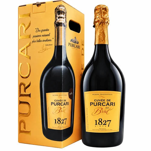 Sparkling wine Purcari Alb Brut Gift Box 0.75L