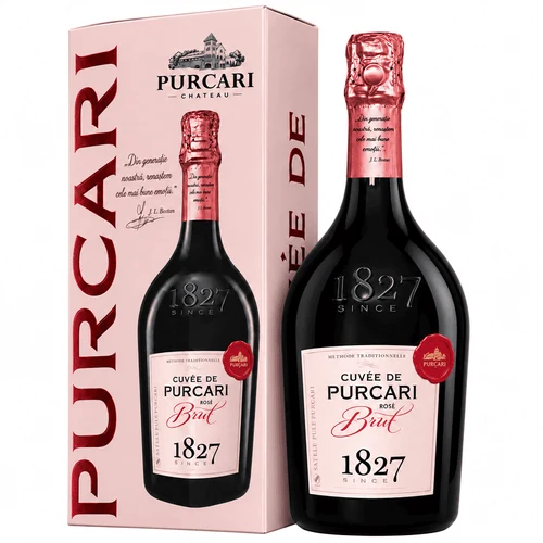 Игристое вино Cuvee de Purcari Brut Розовый 12.5% 0.75Л