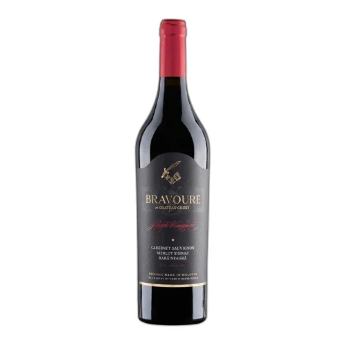 Красное сухое вино Chateau Cristi Bravoure Cabernet-Merlot-Shiraz-Rara Neagra 0.75L