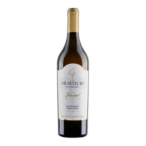 Белое сухое вино Chateau Cristi Bravoure Fume Chardonnay-Rkatsiteli 0.75L
