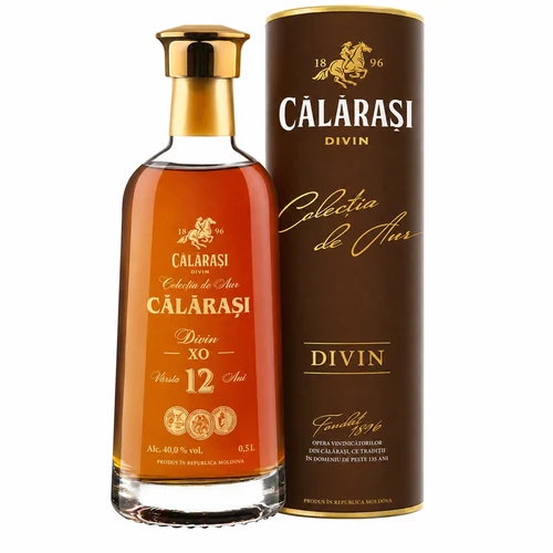 Divin Călărași Colectie de Aur 12 Ani 40% 0.5L Tubus