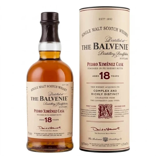 Whisky The Balvenie PX Sherry Cask 18 ani 48.7% 0.7L