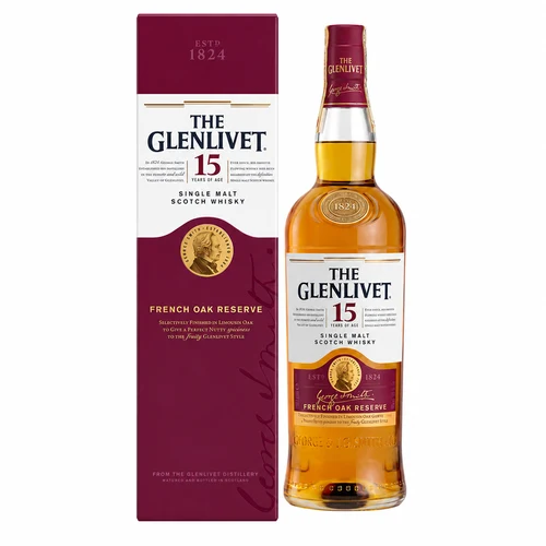 Виски The GLENLIVET 15 Y.O. 40% 0.7Л