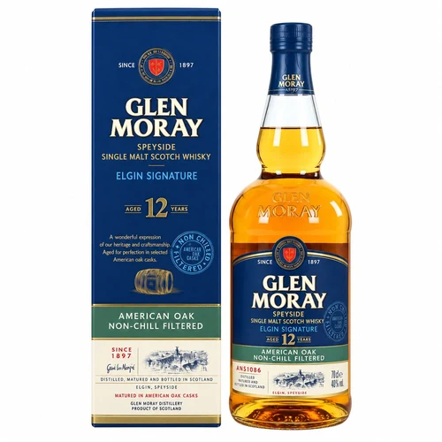 Whisky Glen Moray Elgin Signature 12 ani 48% 1L