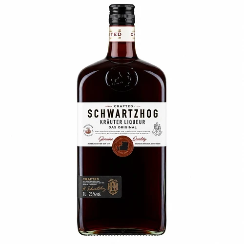 Lichior Schwartzhog Kräuter 36.7% 1L