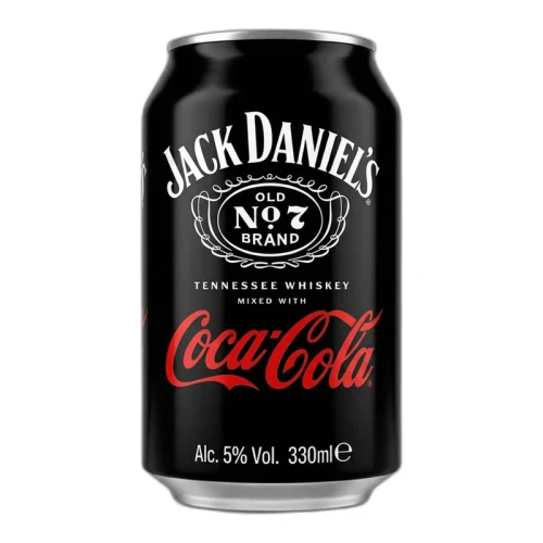 Газированный напиток Jack & Coke 5% 0.33L