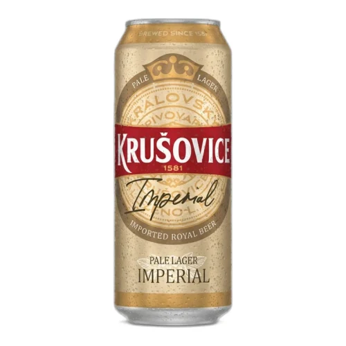 Пиво KRUSOVICE IMPERIAL 0,5 L ж/б