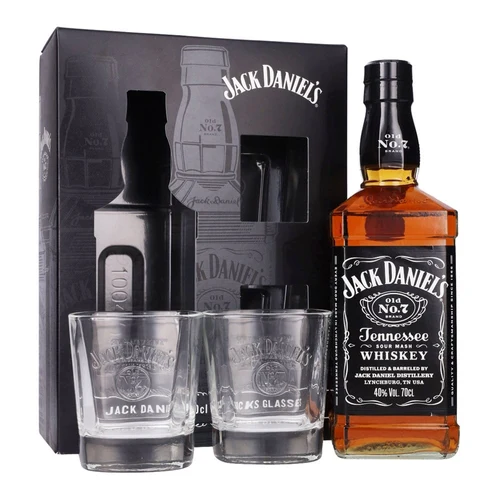 Виски Jack Daniel's + 2 Glass 40% 0.7L