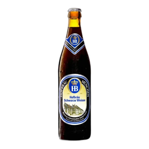 Пиво Hofbrau Schwarze Weisse 0.5L